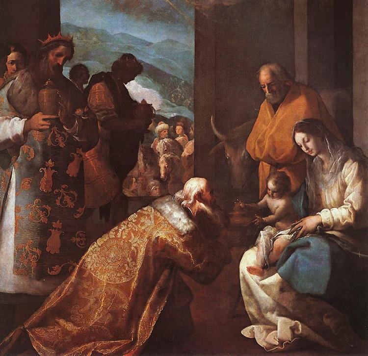 CAJES, Eugenio The Adoration of the Magi f oil painting image